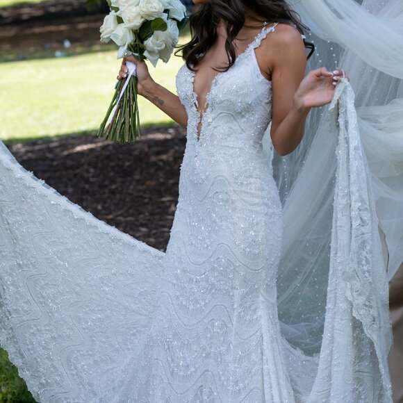 Galia Lahav Armani Wedding Dress Gown - Picture 2 of 9